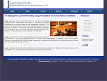 Tablet Screenshot of legaladvantagehrsolutions.com